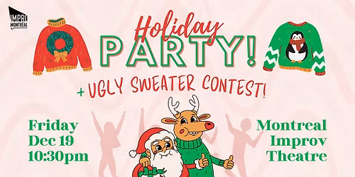 Holiday Party + Ugly Sweater Contest