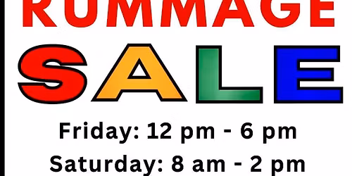 Church Rummage Sale