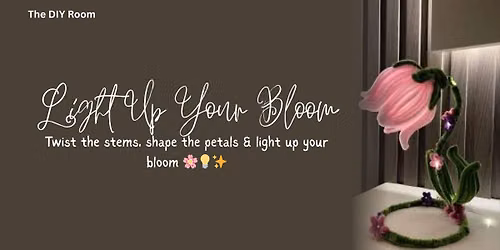Pipe Cleaner Flower Lamp