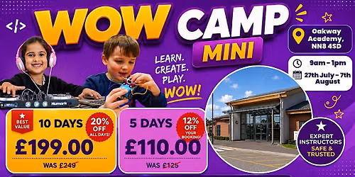 Oakway Academy Summer WOW Camp (27th - 31st July)