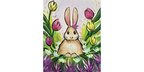 Flowerbed Bunny - Paint and Sip in Cincinnati | Classpop!\u2122