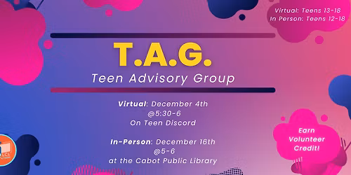 Teen Advisory Group (Ages 12-18)