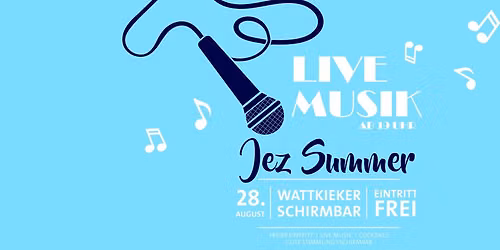 Live-Musik mit Jez Summer \ud83c\udfb6