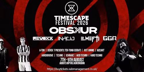 Timescape Festival 2026 X OBSKUR Events