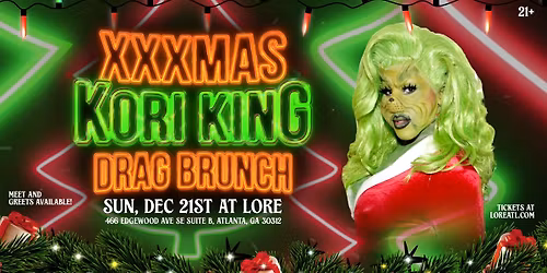 xXxMas Drag Brunch with Kori King from RuPaul's Drag Race