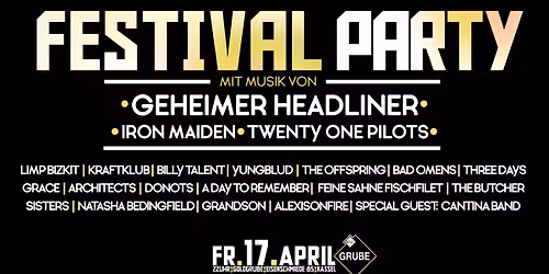 Festival Party in der Goldgrube Kassel