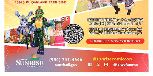 Sunrise Comic Con 2026