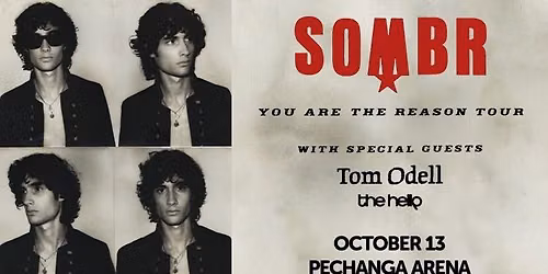 SOMBR: You Are The Reason Tour 2026