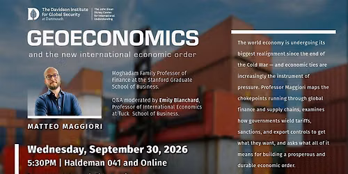 Geoeconomics and the New International Economic Order