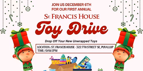1st Annual St. Francis House Toy Drive