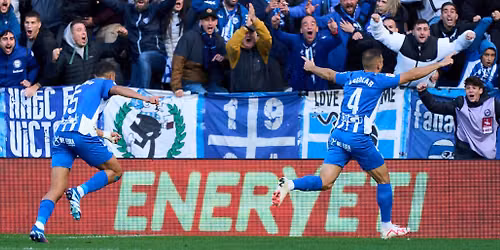 Racing Santander vs Deportivo Alaves at Campos de Sport de El Sardinero