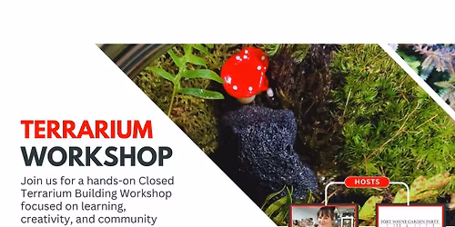 Fort Wayne Garden Party Closed Terrarium Workshop