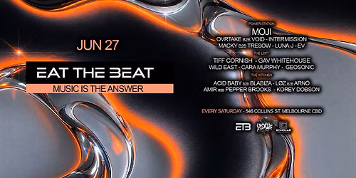 Eat The Beat Saturdays | June 27