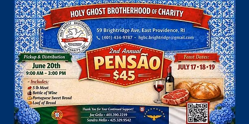 HGBC 2nd Annual Pens\u00e3o Fundraiser! \ud83d\udd4a\ufe0f