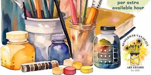 Adult Art Club (Reserve Your Spot) @Sunflower Van Geaux Art Studio