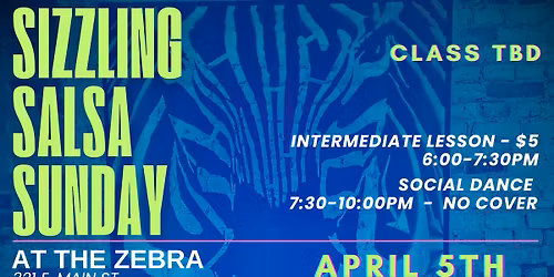 Sizzling Salsa Sunday at the Zebra