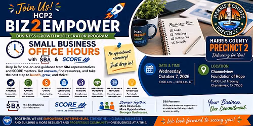 Small Business Office Hours with SBA & SCORE