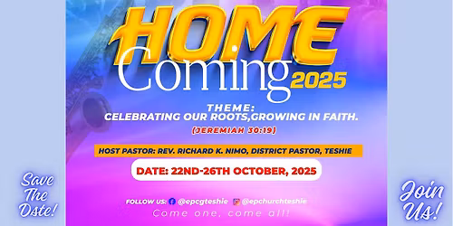 EPCG Teshie Homecoming Celebrations & Thanksgiving 2025