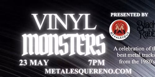 Metalesque x Black Rabbit present Vinyl Monsters
