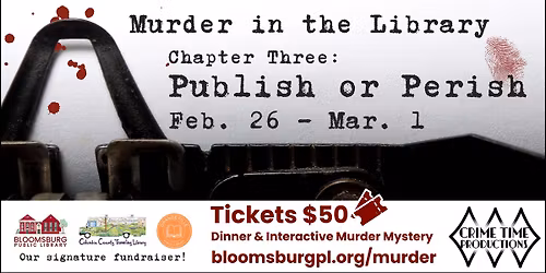 Murder in the Library - Publish or Perish