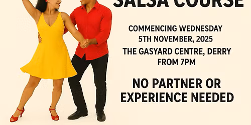 6 WEEK BEGINNER SALSA COURSE