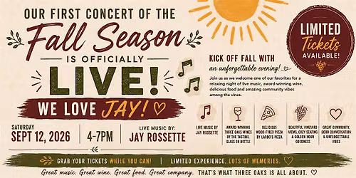 Live Music: Jay Rossette