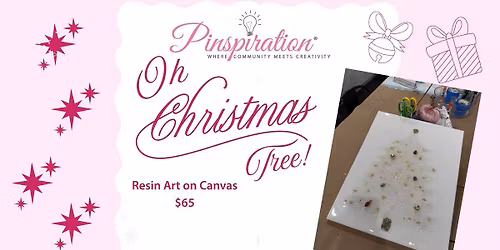 Christmas Tree Resin Art 