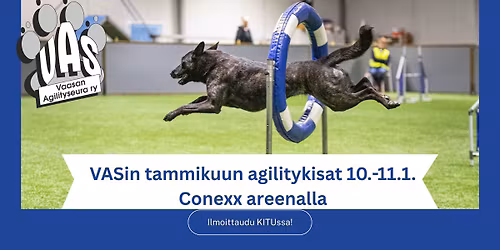 VASin tammikuun agilitykisat 10.-11.1.