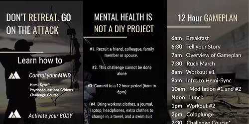 12 Hour Mind Body Spirit Challenge