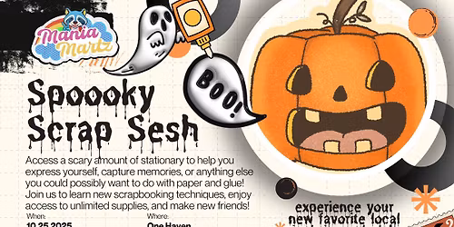 Spooky Scrap Sesh \u2013 Junk Journal Halloween Event