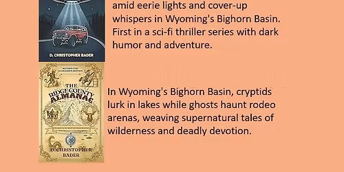 A Book-Signing with D. Christopher Bader!