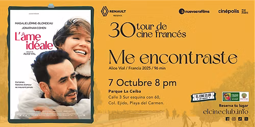 Me encontraste \/ 30 Tour de Cine Franc\u00e9s