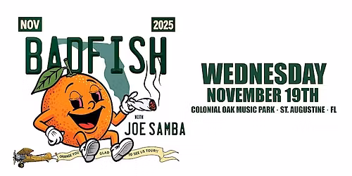 Win Your Way Into BADFISH \u201cA TRIBUTE TO SUBLIME\u201d In St Aug Nov 19