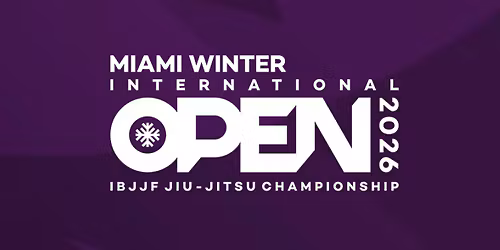 IBJJF MIAMI WINTER OPEN ADULTS AND KIDS