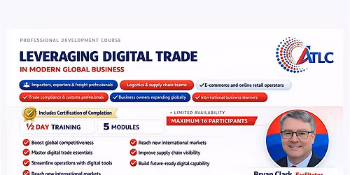 Leveraging Digital Trade in Modern Global Business (Sydney)- Micro Course