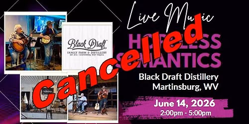 Hopeless Semantics @ Black Draft Distillery!