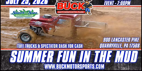 Summer Fun in the MUD presented by Stuart & Sons Lawn Care
