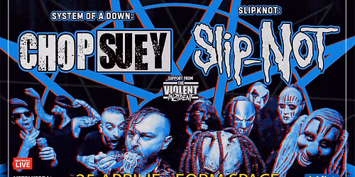 Forever NU!: Tribute Festival Tour cu Slip-Not, si Chop Suey + Violent Inzident la FORM SPACE