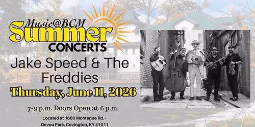 Music@BCM: Jake Speed & The Freddies