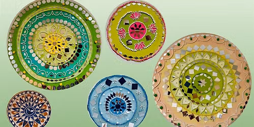 Mirror & Clay Mosaic Art