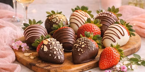 Cata de fresas con chocolate y vino