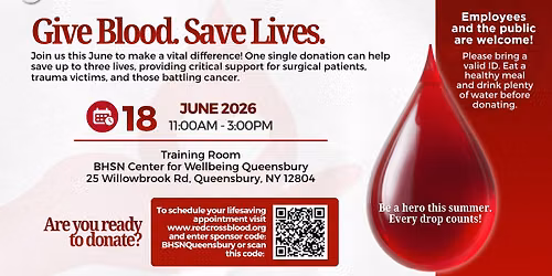 Blood Drive at BHSN