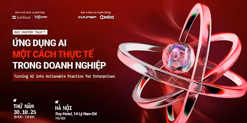 [VCCorp x SoftBank] AI Master Talk 2025: \u1ee8ng d\u1ee5ng AI m\u1ed9t c\u00e1ch th\u1ef1c t\u1ebf trong doanh nghi\u1ec7p