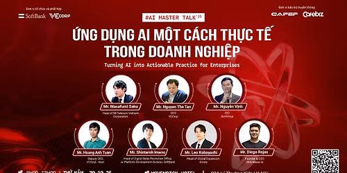 [VCCorp x SoftBank] AI Master Talk 2025: \u1ee8ng d\u1ee5ng AI m\u1ed9t c\u00e1ch th\u1ef1c t\u1ebf trong doanh nghi\u1ec7p