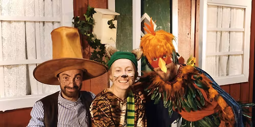 Families\u00f8ndag: Gubben og Katten og hanespetaklet - teater (spilles ogs\u00e5 kl. 14)