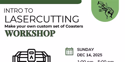 Intro to Lasercutting Workshop : Custom Set of Coasters