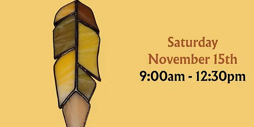 Stained Glass Workshop - Feather