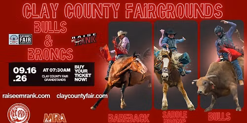 Clay County Fair Bulls and Broncs