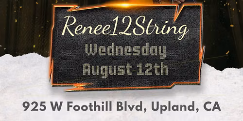 Renee12String Solo Acoustic: Wednesday, August 12th at Hi Brow Lounge