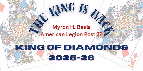 King Of Diamonds Weekly Drawing - Charitable Game - Public Welcome